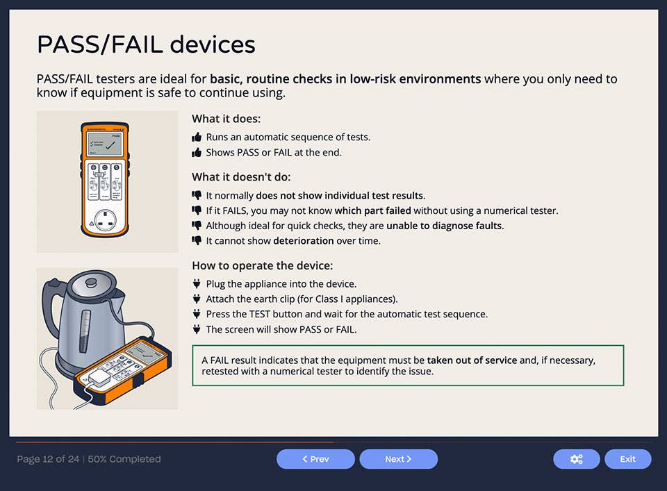 Screenshot 02 - PAT training