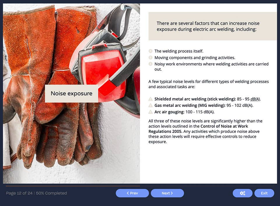 Screenshot 02 - Welding Safety