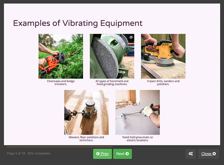 HAVS Training Hand Arm Vibration Syndrome Online Course