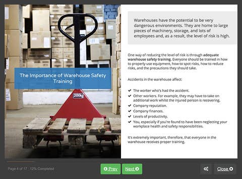 Warehouse Safety Training | Online Course | High Speed Training