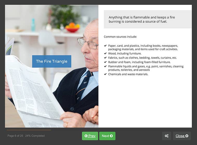 Fire Safety For Care Homes Online Training Course