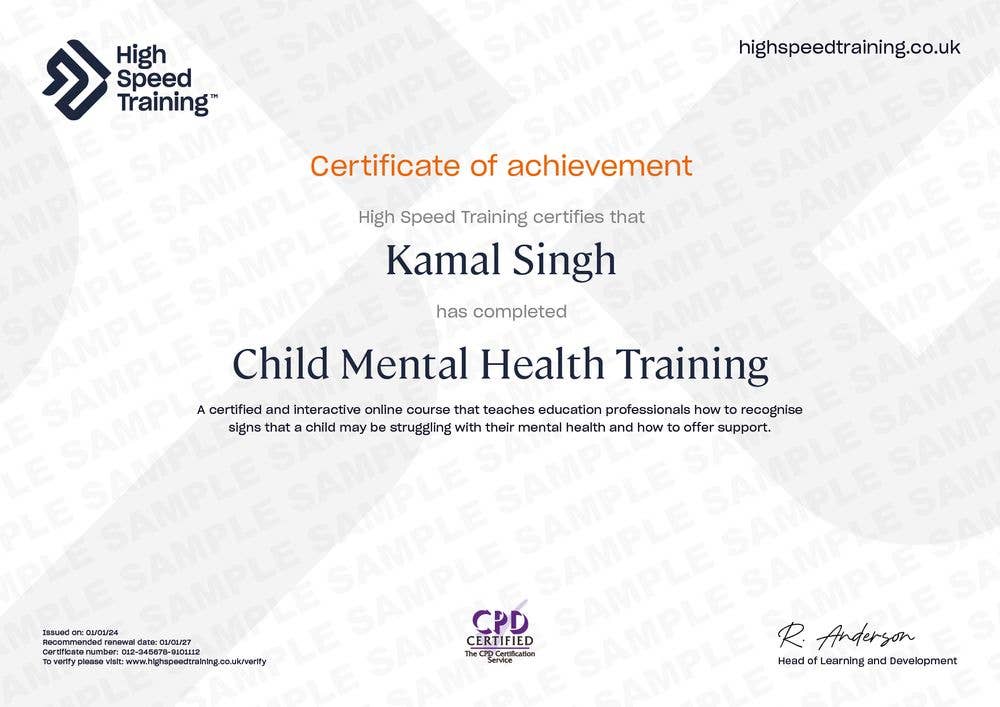 Child Mental Health Training | Online Course & Certification