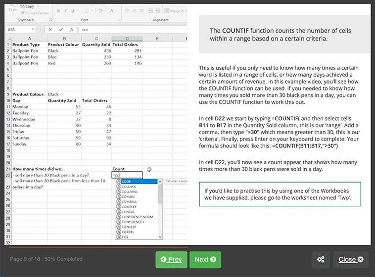 Excel & Google Sheets For Beginners | Online Course