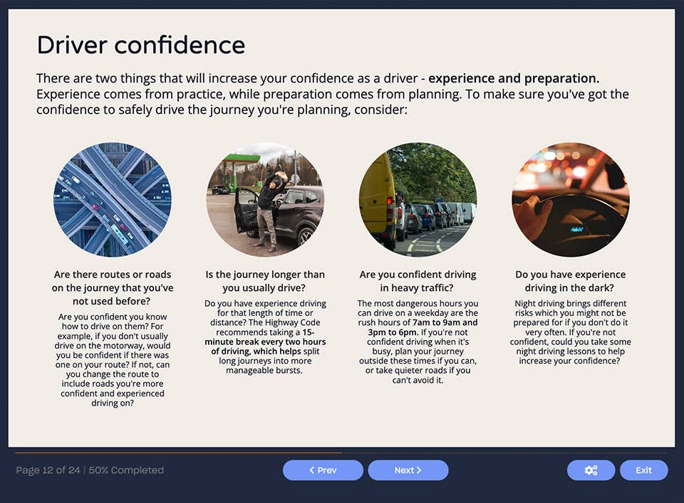 Course screenshot 