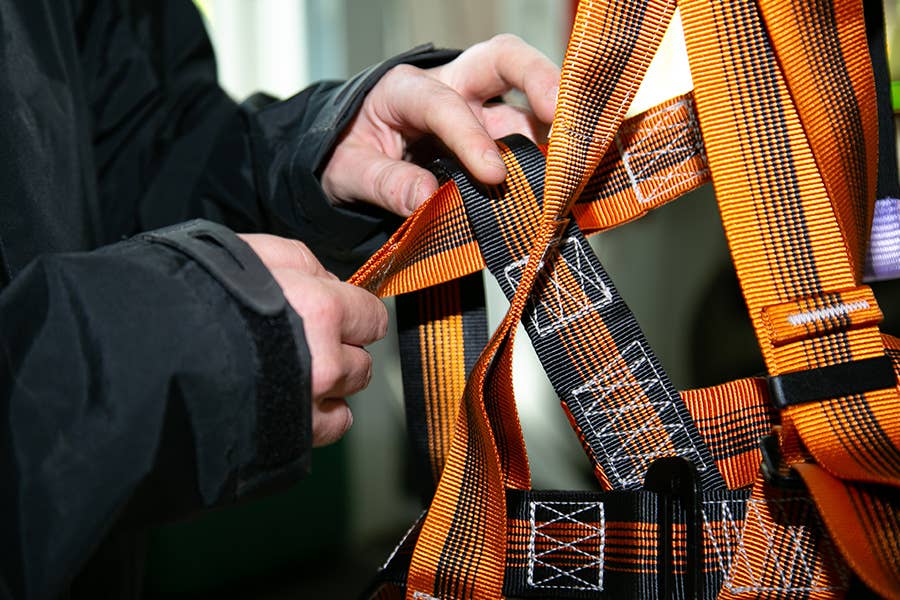 Safety Harness Inspection